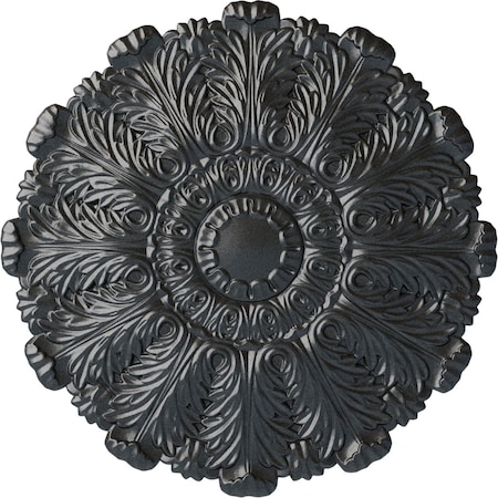 Durham Ceiling Medallion (Fits Canopies Up To 4 1/4), Hand-Painted Pewter, 31OD X 1 1/2P